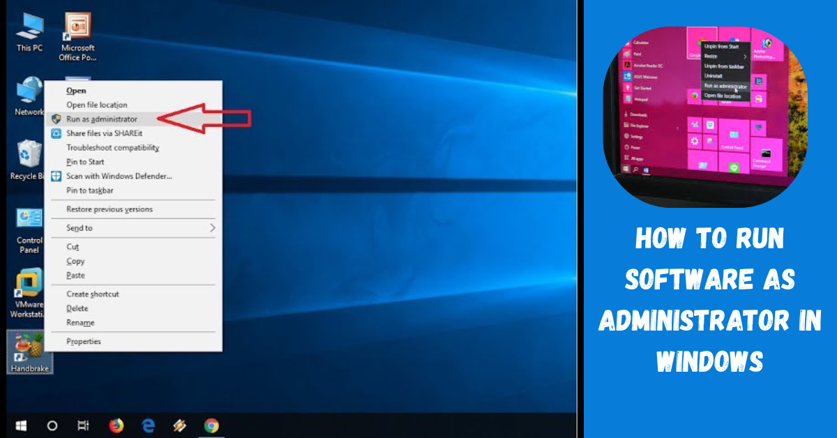 How to Run Software as Administrator